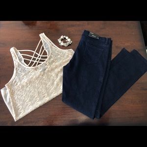 Tank top and jean bundle!